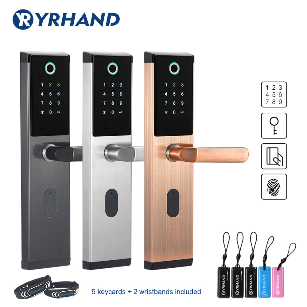 YRHAND Keyless Wireless fingerprint smart lock biometric lock, - Olasit