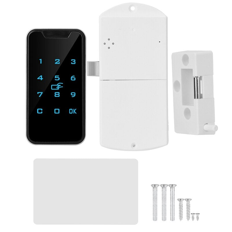 Home Smart Digital RFID Password Lock Contact Keypad Electronic Cabinet Lock Office Smart Lock - Olasit