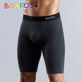 BONITOS Long Boxer Shorts Panties Man Underwear Men Boxer Men Underwear Natural Cotton Comfortable Soft Top Brand High Quality - Olasit