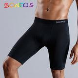 BONITOS Long Boxer Shorts Panties Man Underwear Men Boxer Men Underwear Natural Cotton Comfortable Soft Top Brand High Quality - Olasit