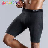 BONITOS Long Boxer Shorts Panties Man Underwear Men Boxer Men Underwear Natural Cotton Comfortable Soft Top Brand High Quality - Olasit