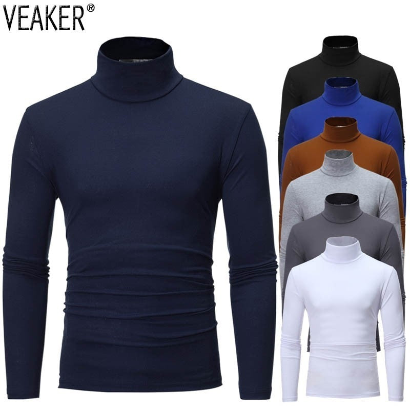 Solid Color Turtleneck - Olasit