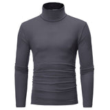 Solid Color Turtleneck - Olasit