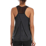 Yoga Vest Women Gym Shirts Sleeveless Fitness Tank Tops Women's Sportswear Quick Dry Breathable Workout Tank Top Sport Clothe - Olasit