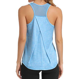 Yoga Vest Women Gym Shirts Sleeveless Fitness Tank Tops Women's Sportswear Quick Dry Breathable Workout Tank Top Sport Clothe - Olasit