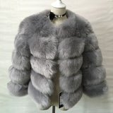 ZADORIN S-3XL Mink Coats Women 2020 Winter Top Fashion Pink FAUX Fur Coat Elegant Thick Warm Outerwear Fake Fur Woman Jacket - Olasit