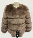 ZADORIN S-3XL Mink Coats Women 2020 Winter Top Fashion Pink FAUX Fur Coat Elegant Thick Warm Outerwear Fake Fur Woman Jacket - Olasit